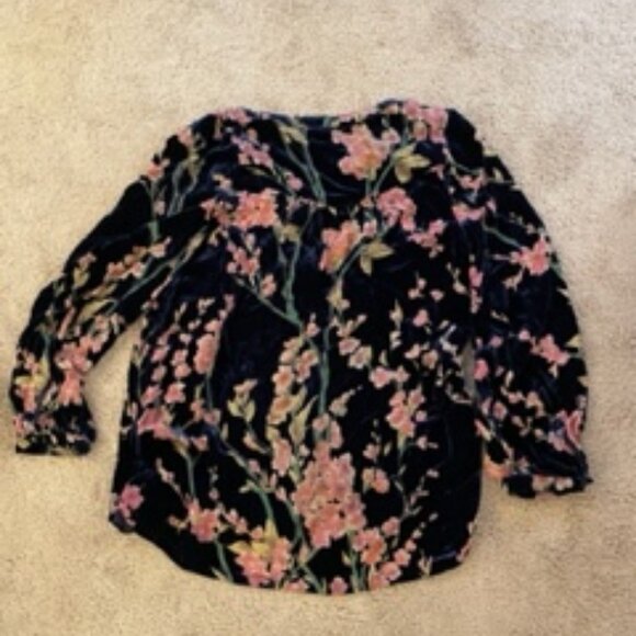 Sundance Burnout Velvet Top size Small - Picture 4 of 4